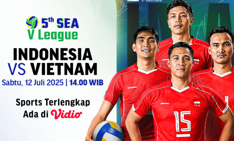 Tangkapan foto Timnas Voli Putra Indonesia. (Sumber: Vidio)