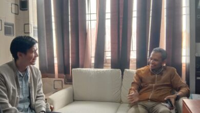 Kuasa Hukum Erfan Bramantyo saat menemui Kepala Seksi Pengendalian dan Penanganan Sengketa BPN KBB, Agung Adi Nurcahyo, Senin 7/07/2025.