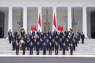 Tangkapan foto Kabiner Merah putih, Prabowo Subianto. (Sumbe: Wiki)