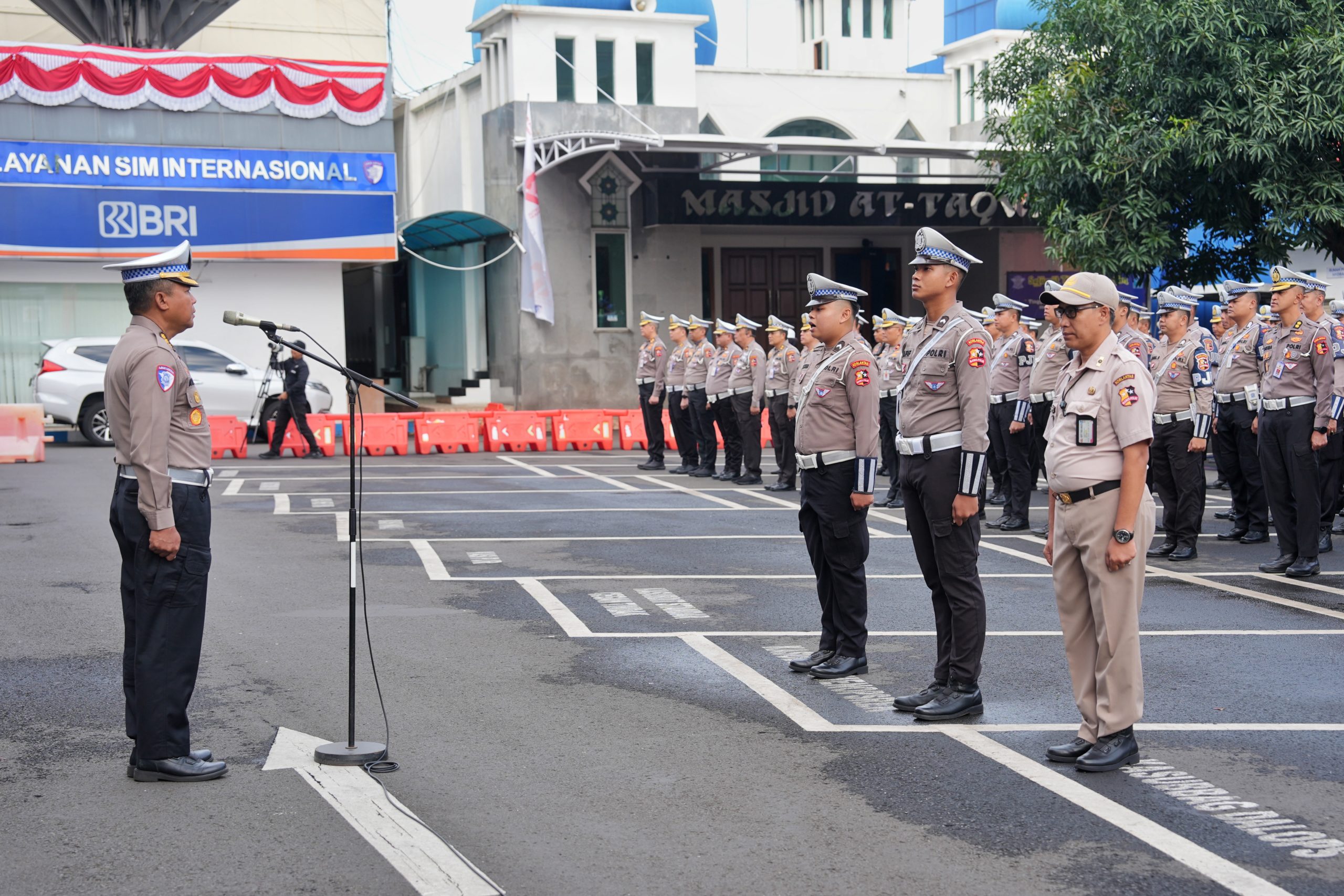 Tangkapan foto Apel Operasi Patuh. (Sumber: Dok. Korlantas Polri)