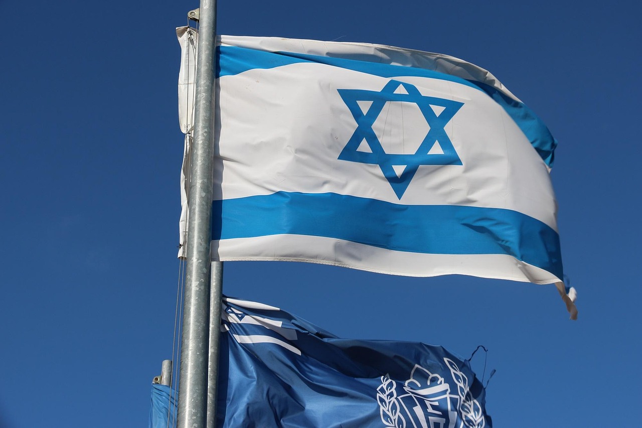 Gambar bendera Israel. (Sumber: Pixabay)