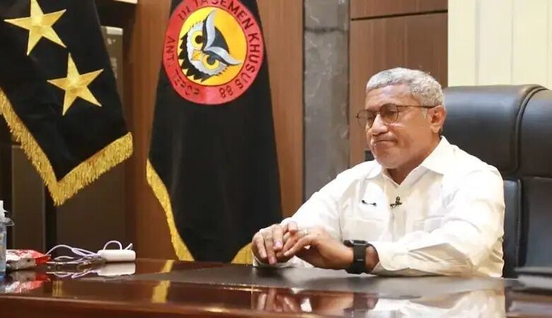 Tangkapan foto Kepala BNN, Komjen Pol Marthinus Hukom. (Sumber: Dok. Polri)