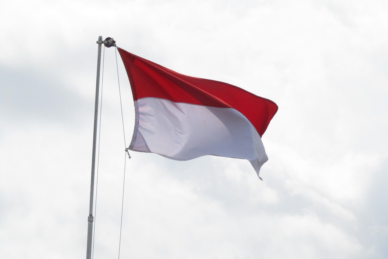 Gambar bendera Indonesia. (Sumber: Pixabay)