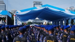 Presiden Prabowo Pimpin Upacara HUT Bhayangkara ke-79 di Monas 5