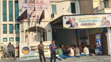 Kantor DPD Partai NasDem Kota Cimahi resmi dibuka Jumat 1/07/2025.