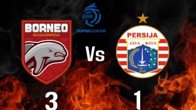 BORNEO FC menang telak atas PERSIJA JAKARTA