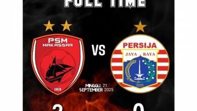 Persija Kalah ditangan PSM Makassar 0- 2