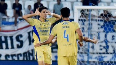 Federico Barba jadi pahlawan kemenangan Persib Bandung.