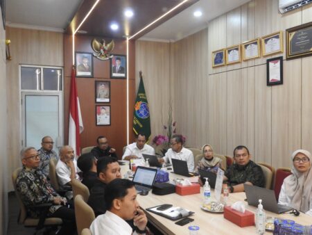 Terima Kunjungan Biro Organisasi Tata Laksana dan Manajemen Risiko, BPN Kota Cimahi Bahas Transformasi Pelayanan 