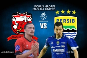 PREDIKSI Madura United vs Persib Bandung Pekan Ke-14