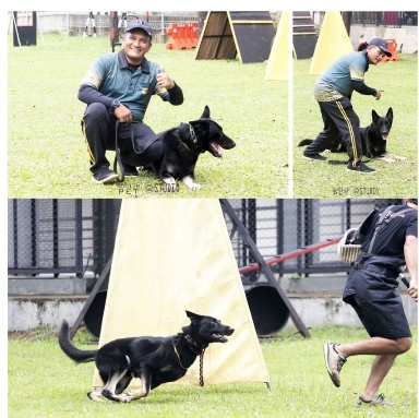 Berlatih Kombespol Gatot Aris Purbaya and Rio