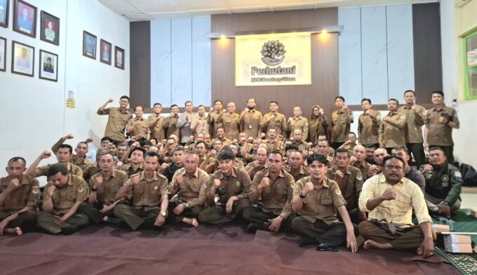 Perhutani KPH Bandung Utara syukuran atas capaian kinerja 2025.