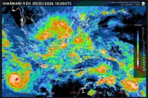 Prediksi Cuaca Ibu Kota Provinsi di Indonesia, 6 Januari 9