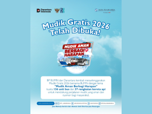 Mudik Gratis Jasa Raharja 2026 Resmi Dibuka: Ini Syarat, Cara Daftar, Link, dan Rutenya