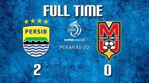 Persib Bandung Kokoh Di Puncak Klasemen Usai Taklukkan Malut United