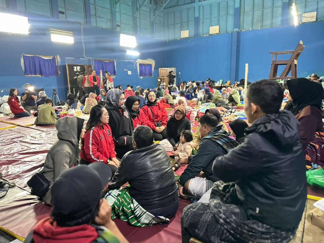 Tuti Turimayanti Harap Seluruh Pihak Gotong Royong Bantu Korban Bencana