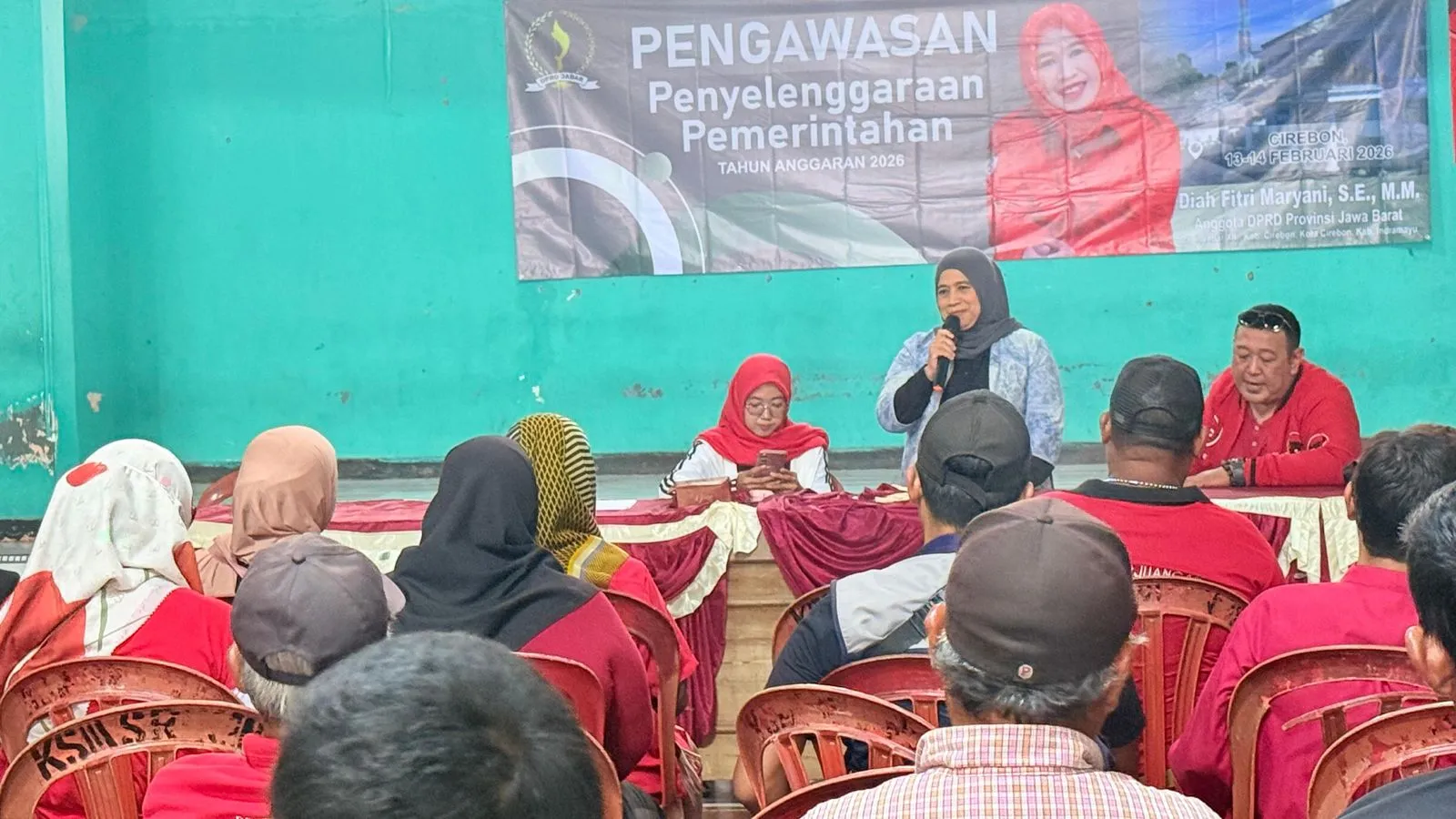 Diah Fitri Maryani Lakukan Pengawasan Pemerintahan Desa di Karangmulya, Tekankan Transparansi dan Partisipasi Publik