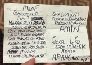 Viral Ditinggal Mudik 5 Hari, Pulang Dapat Sepucuk Surat dari Maling