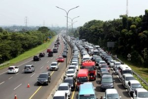 Lonjakan Arus Balik Tol Cipali Mencapai 167 Persen.