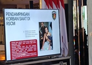 Kondisi terbaru aktivis KontraS Andrie Yunus (foto/Rizky).