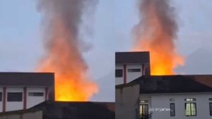 rumah warga terbakar