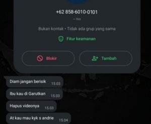 Aktivis HMI Jabar Diteror Usai Bersuara Kasus Andrie Yunus.