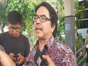 Ade Armando di Polda Metro Jaya (foto/Merdeka.com).