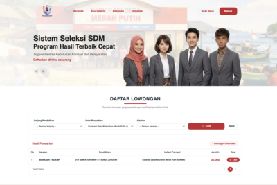 Hasil Seleksi Program Kopdes Merah Putih