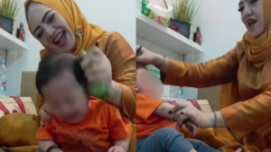 Video Totok Sirih Bikin Heboh, Balita Menangis Histeris Jadi Perdebatan (istimewa)