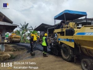 Warga Kecamatan Rongga Sampaikan Apresiasi atas Pembangunan Tiga Ruas Jalan.