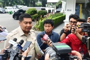 Menteri PKP Maruarar Sirait (Ara) saat ditemui di Istana, Jakarta, Senin (6/6/2026)