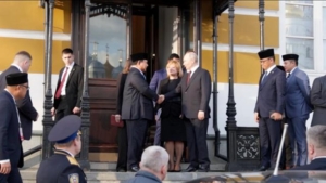 Presiden Prabowo Subianto bertemu Presiden Rusia, Vladimir Putin. (Badan Komunikasi Pemerintah RI)