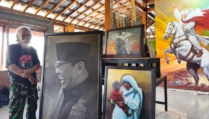 Kisah Pelukis Suhardiyono Kibar Lunasi Utang Rp500 Juta Lewat Lukisan, Tolak Donasi