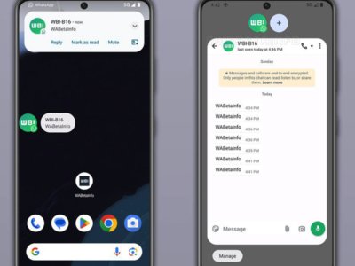 WhatsApp Uji Fitur Notification Bubbles
