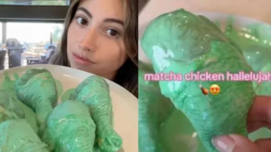 Viral Matcha Ayam Goreng Tuai Pro-Kontra, Ini Kreatif atau Terlalu Maksa?