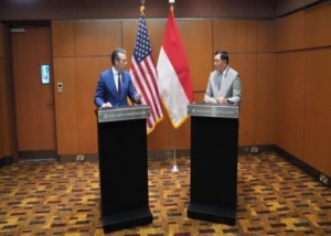 China soroti perjanjian RI-AS (foto: Menteri Pertahanan (Menhan) RI saat bertemu Menhan Amerika Serikat).