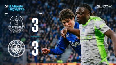 Everton Tahan Imbang Manchaster City