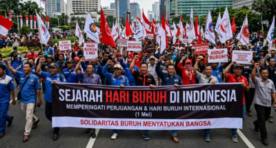 Sejarah Hari Buruh di Indonesia dan Nasib Pekerja Saat Ini: Sudahkah Kesejahteraan Terwujud? (gemini)