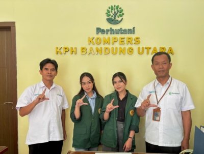 Perhutani KPH Bandung Utara Lepas Mahasiswi PKL UNPAS, Perkuat Sinergi dengan Dunia Akademik