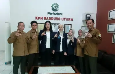 Perhutani KPH Bandung Utara Terima Mahasiswi Unpad untuk Program Magang Kehutanan