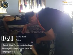 Deteksi Dini Gangguan Kamtib, Lapas Kelas IIA Tanjungpinang Razia Rutin Blok Hunian