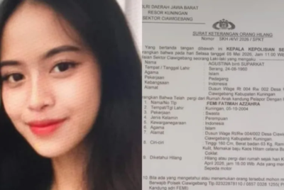 Misteri Hilangnya Femi Fatimah Azzahra: Perempuan 21 Tahun di Kuningan Hilang 5 Hari Usai Dijemput Pria Misterius