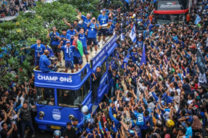 Ilustrasi konvoi Persib Bandung