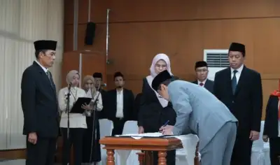 Wali Kota Cimahi Ngatiyana Resmi Lantik Pejabat Administrator, Pengawas, Fungsional, dan Kepala UPTD Puskesmas