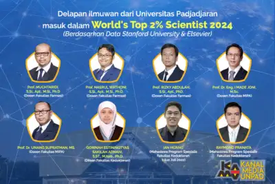 Dosen Dan Mahasiswa Unpad Tembus 2% Ilmuwan Teratas Dunia