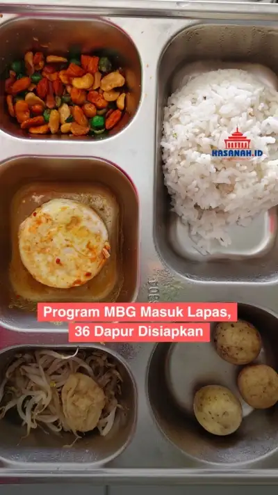36 Dapur Program MBG Siap Beroperasi di Lapas Akhir Mei 2026