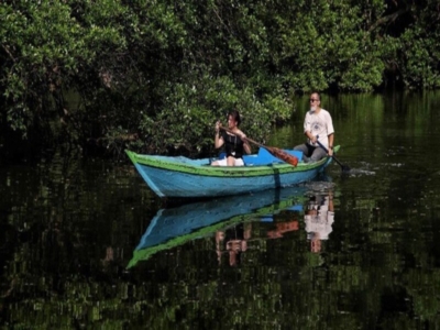 Destinasi jalan-jalan seru di Jakarta: Hutan Mangrove PIK (foto/Pradita Utama).