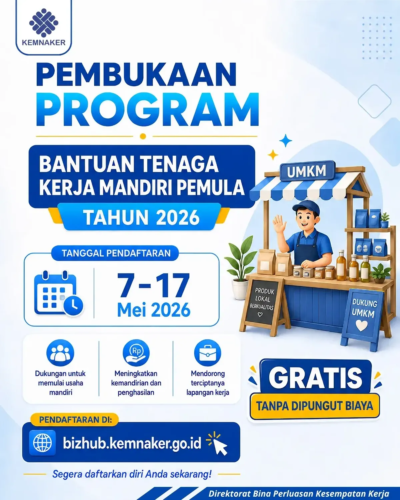 Program TKM Pemula 2026 Kemnaker Resmi Dibuka