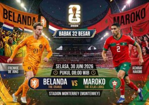Live streaming Belanda vs Maroko di Piala Dunia 2026