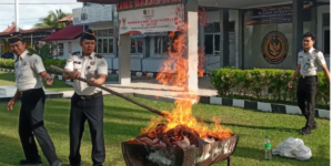 ‎Musnahkan Barang Hasil Razia, Lapas Tanjungpinang Perkuat Benteng Keamanan dari Dalam